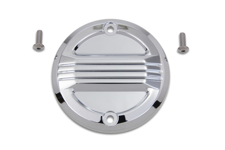 42-1385 - Chrome Air Flow Ignition System Cover by V-Twin