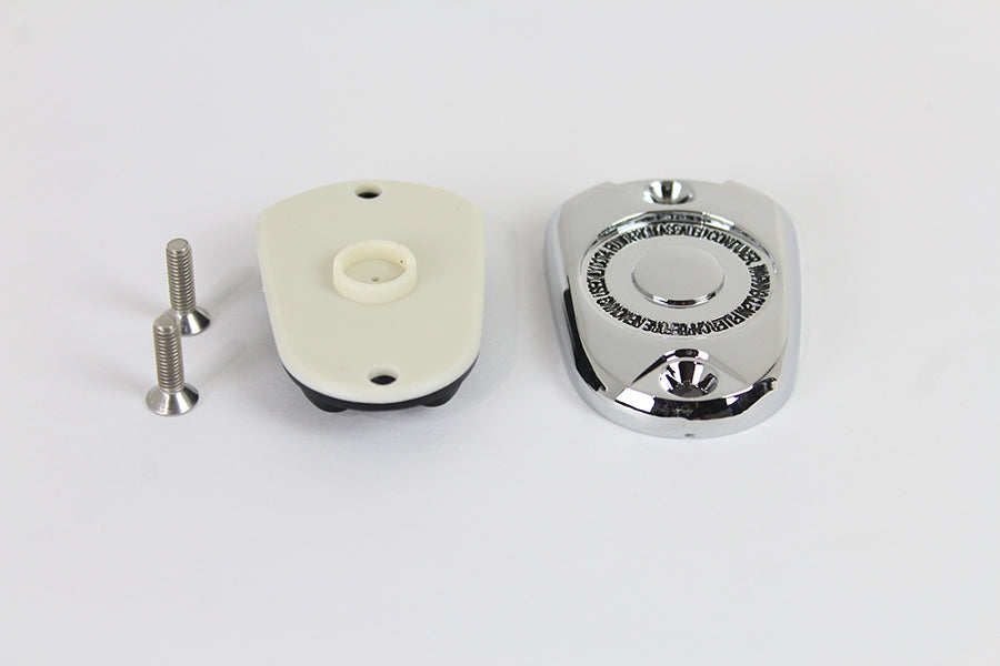 42-1392 - Rear Master Cylinder Cover Chrome by V-Twin