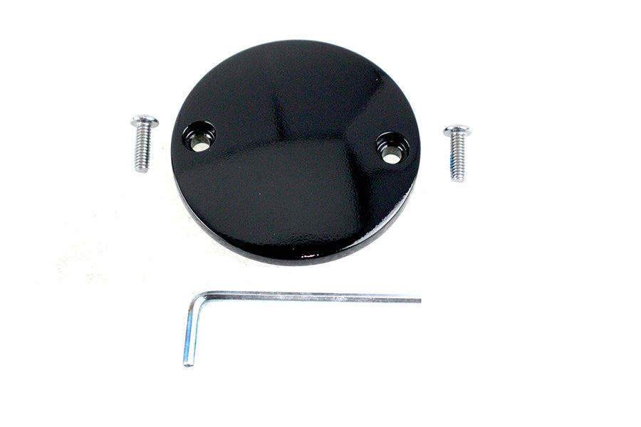 42-1395 - M8 Ignition System Cover Smooth Gloss Black by V-Twin