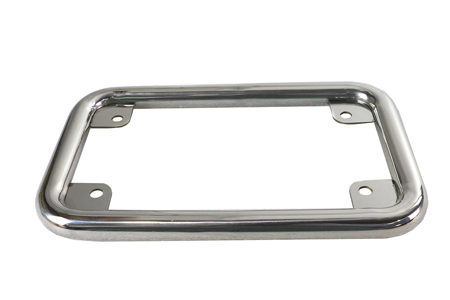 42-5046 - License Plate Frame Stainless by V-Twin