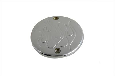 42-5522 - Chrome Flame Ignition System Cover by V-Twin