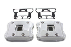 42-5524 - Rocker Box Cover Set Chrome by V-Twin