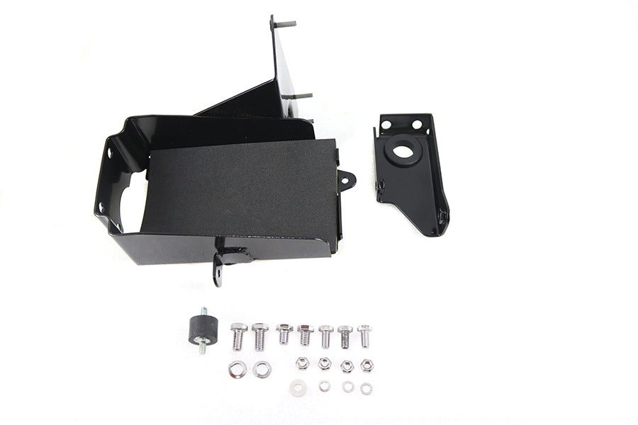 42-9129 - Battery Carrier Kit Black by V-Twin