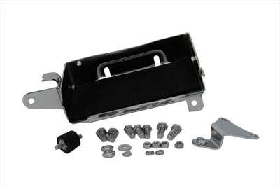 42-9911 - Chrome Battery Carrier Kit by V-Twin