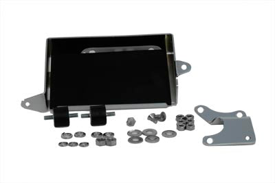 42-9912 - Chrome Battery Carrier Kit by V-Twin