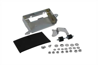 42-9917 - Chrome Battery Carrier Kit by V-Twin