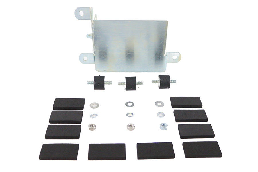 42-9951 - Battery Carrier Kit Zinc by V-Twin
