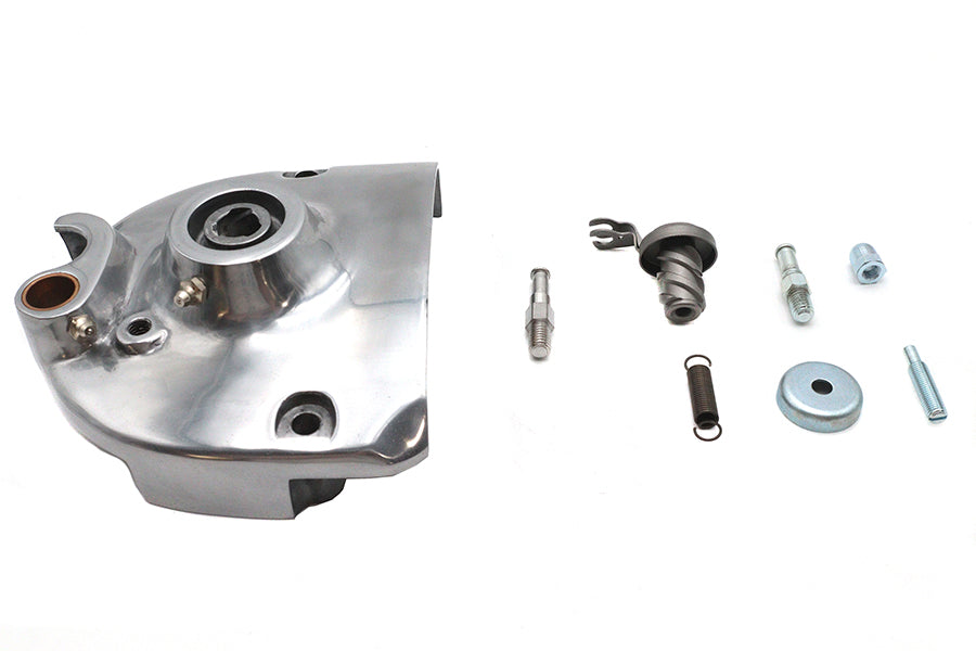 43-0135 - Polished Kick Sprocket Cover Complete by Motorshop