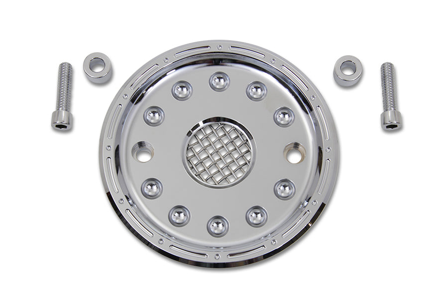 43-0388 - Outlaw Chrome Pulley Cover Kit by Motorshop
