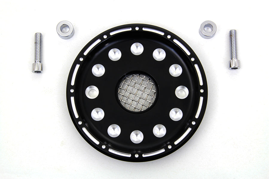 43-0389 - Outlaw Black Pulley Cover Kit by Motorshop