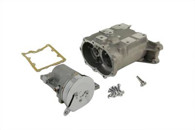 43-0550 - 4-Speed Transmission Case with Ratchet Top by V-Twin