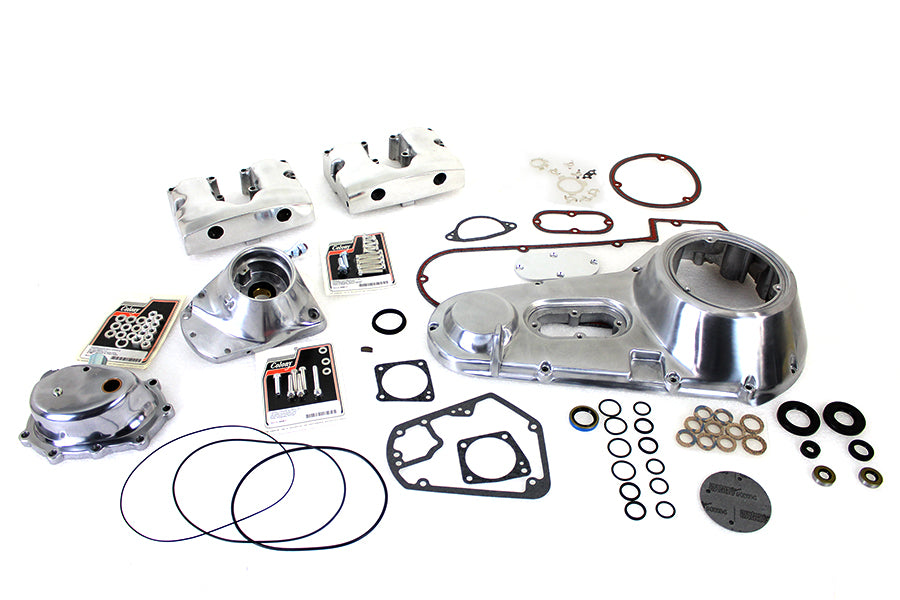 43-0564 - Polished Engine Dress Up Kit by V-Twin