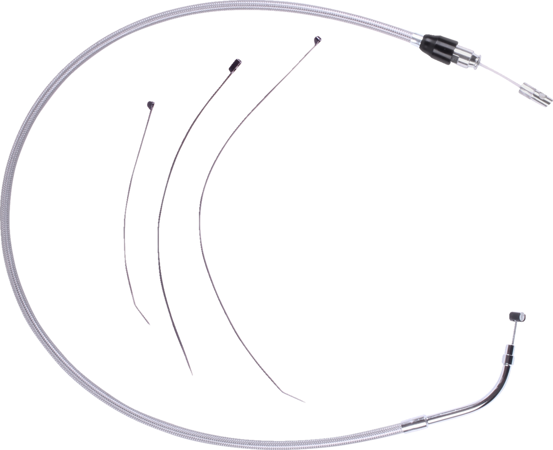DRAG SPECIALTIES Quick Connect Clutch Cable - Upper - 39-1/4" - Stainless Steel 5323900HE