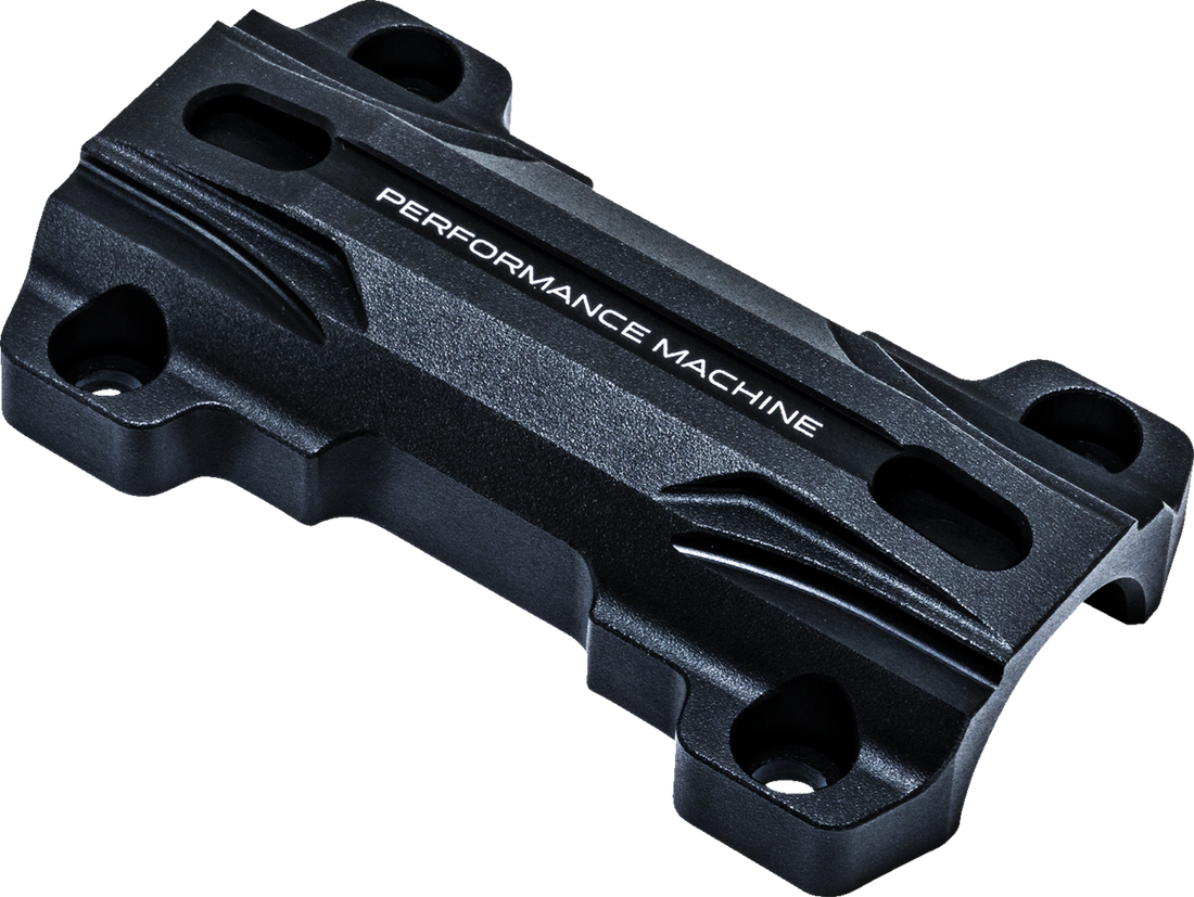 PERFORMANCE MACHINE (PM) Adapter - Gauge Relocation Kit - Black Ops® 0208-2196-SMB