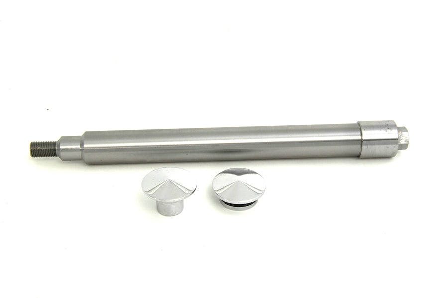 44-0001 - Chrome Flush Mount Front Axle by V-Twin