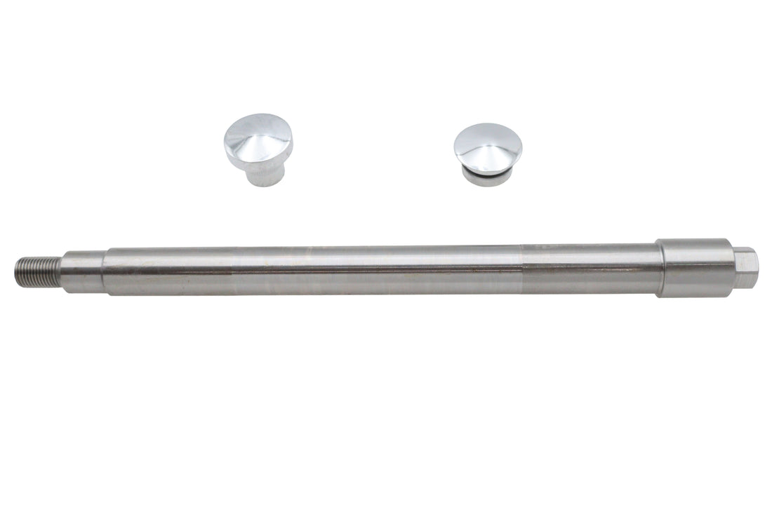 44-0004 - Chrome Flush Mount Front Axle by V-Twin
