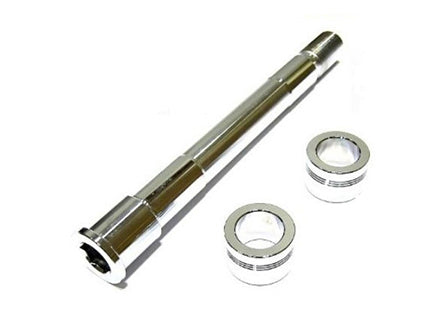 44-0007 - Chrome Front Axle Kit by V-Twin