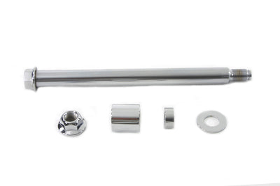 44-0125 - Chrome Rear Axle Kit by V-Twin