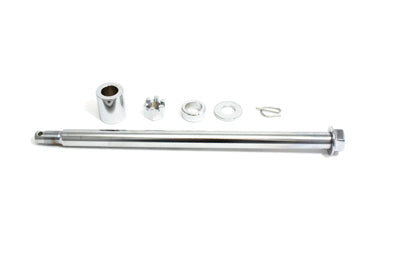 44-0126 - Chrome Rear Axle Kit by V-Twin