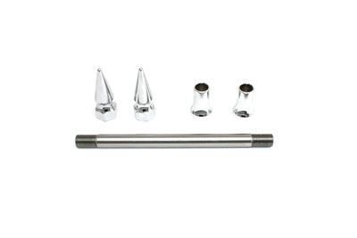 44-0211 - Chrome Front Axle Kit by V-Twin