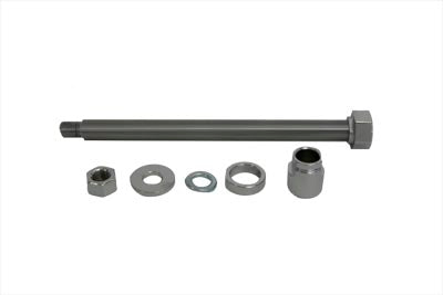 44-0221 - Chrome Rear Axle Kit by V-Twin