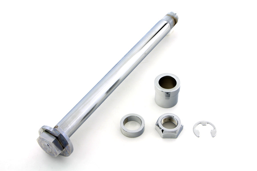 44-0241 - Chrome Rear Axle Kit by V-Twin