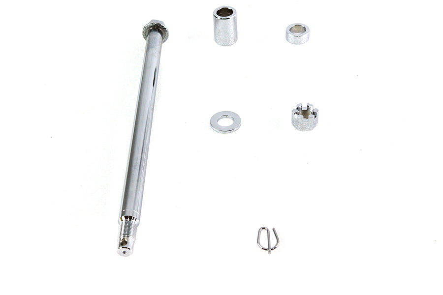44-0247 - Chrome Rear Axle Kit by V-Twin