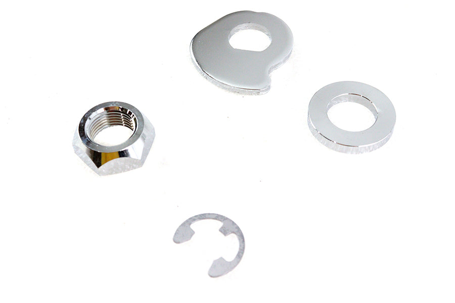 44-0292 - FLT Rear Axle Nut Kit Zinc Plated by V-Twin