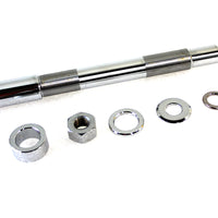 44-0363 - Chrome Front Axle Kit by V-Twin