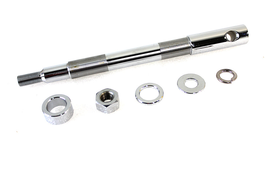 44-0363 - Chrome Front Axle Kit by V-Twin
