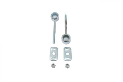 44-0399 - Zinc Rear Axle Adjuster Set by V-Twin