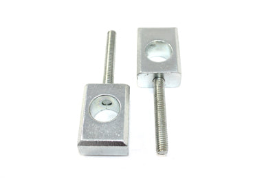 44-0541 - Chrome Axle Block Pull Adjuster by V-Twin