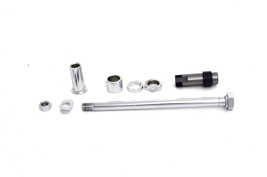44-0562 - Chrome Rear Axle Kit by V-Twin