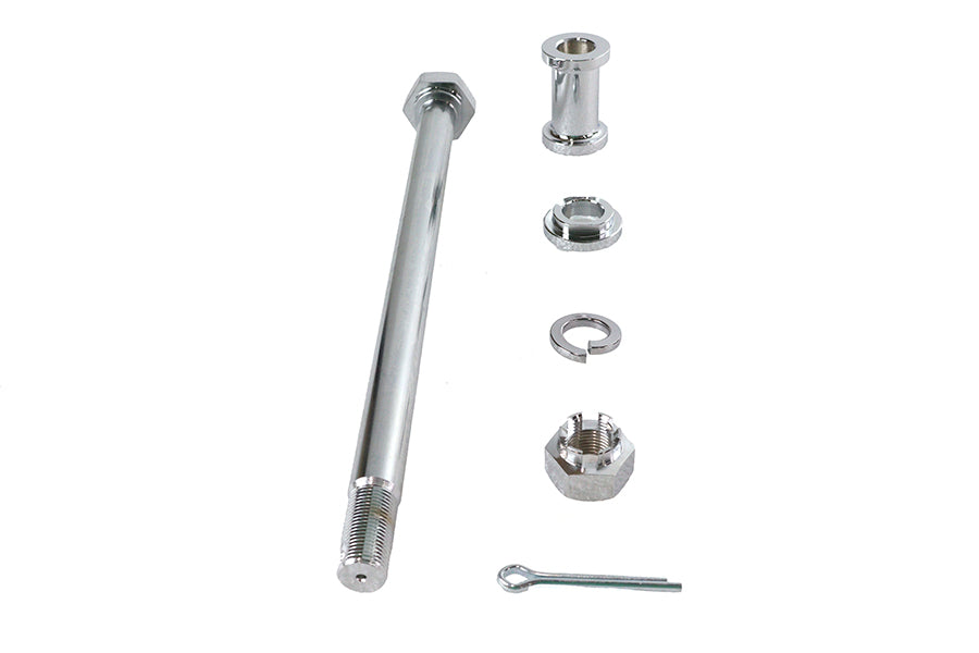 44-0565 - Chrome Rear Axle Kit by V-Twin