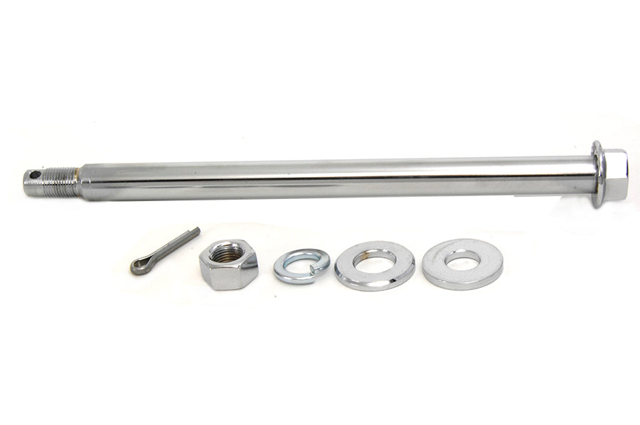 44-0566 - Chrome Rear Axle Kit by V-Twin