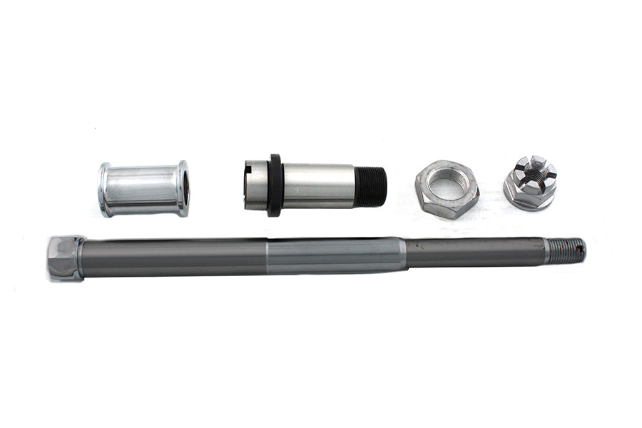 44-0581 - Chrome Front Axle Kit by V-Twin