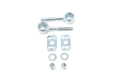 44-0601 - Rear Axle Adjuster Set Zinc by V-Twin