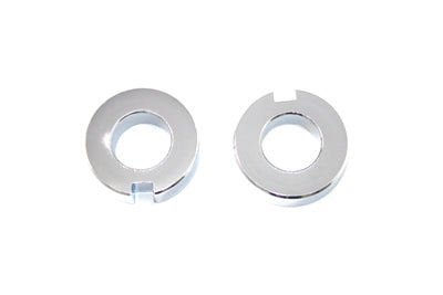 44-0607 - Chrome Rear Axle Collar by V-Twin