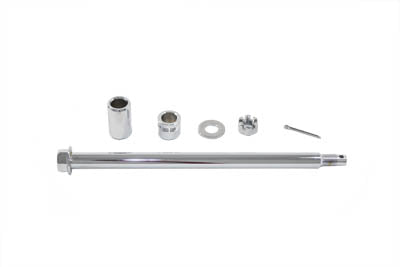 44-0610 - Chrome Rear Axle Kit by V-Twin