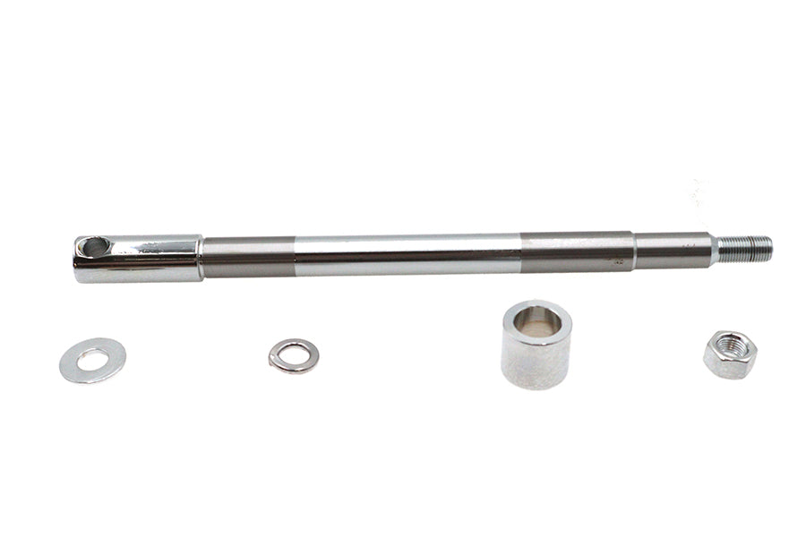 44-0612 - Chrome Front Axle Kit by V-Twin