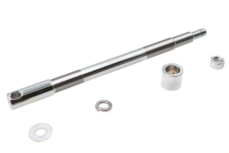 44-0612 - Chrome Front Axle Kit by V-Twin