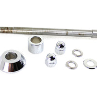 44-0617 - FXSTD Front Axle Kit Chrome 10-5/8  Length by V-Twin