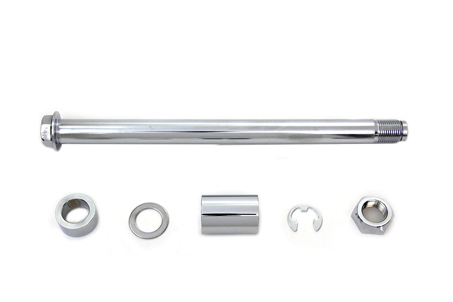 44-0713 - Chrome Rear Axle Kit by V-Twin