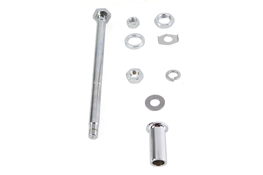 44-0816 - Chrome Rear Axle Kit by V-Twin
