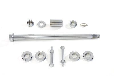 44-0892 - Chrome Rear Axle Kit by V-Twin