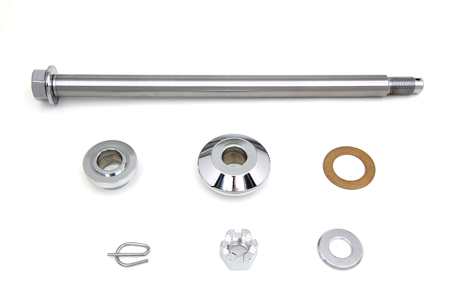 44-0939 - Front Axle Kit Chrome by V-Twin