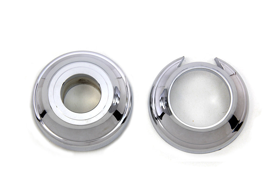 44-1742 - Front Axle Spacer Set Chrome by V-Twin
