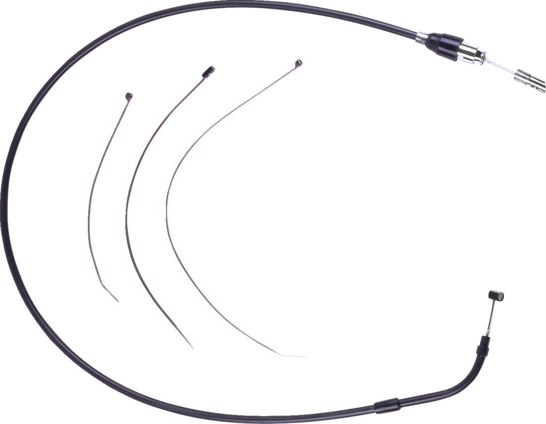 DRAG SPECIALTIES Quick Connect Clutch Cable - Upper - 44" - Stainless Steel 53239-2HE
