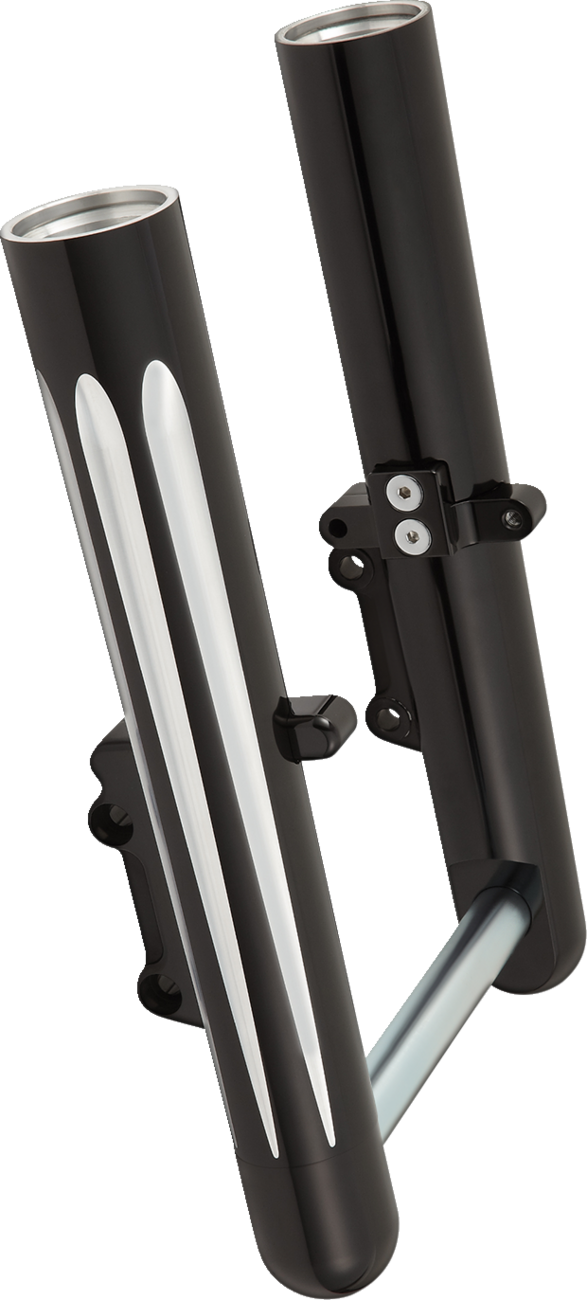 ARLEN NESS Fork Legs - Black Anodized - Deep Cut - Dual Disc 40-530