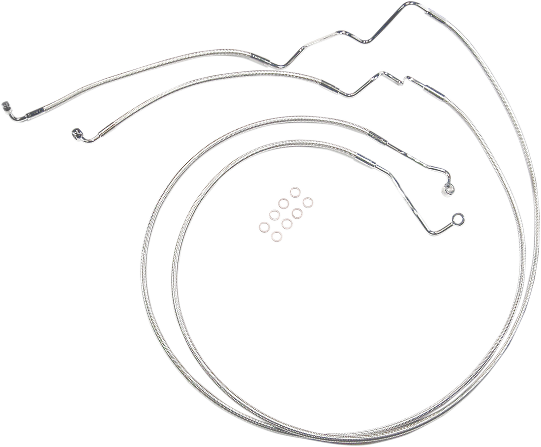 MAGNUM SHIELDING Lower Brake Line - Sterling Chromite AS37035